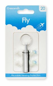 即決◆新品◆送料無料Crescendo Fly 20 飛行機用 気圧調整機能付 イヤープロテクター 耳栓/メール便