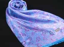 WINTER PASHMINAS◆KV-5125 極上 シルク【ラベンダー系/Gorgeous Flower】大判 ストール/スカーフ 冬 Scarf/Stall_画像1