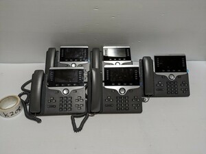  Cisco CP-8841 Cisco IP Phone IP business phone telephone machine total 5 piece operation verification ending 