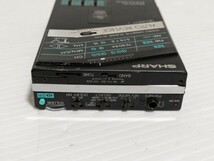 シャープ SHARP ポータブルカセットレコーダー　プレーヤー　JC-N10　日本製品　_画像5