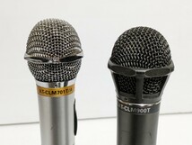 audio-technica オーディオテクニカ ワイヤレスマイク AT-CLM701T/A AT/CLM900T BC700 AT-CR700 合計2個 電源ケーブル付き 動作確認済み_画像8