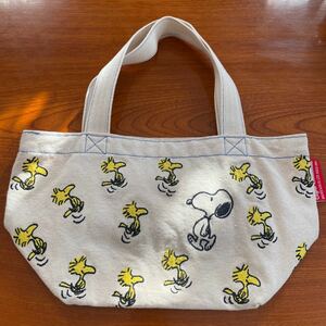 SNOOPY Vintage PEANUTS Super Boohomesブーフーウースヌーピー ミニトートバッグ