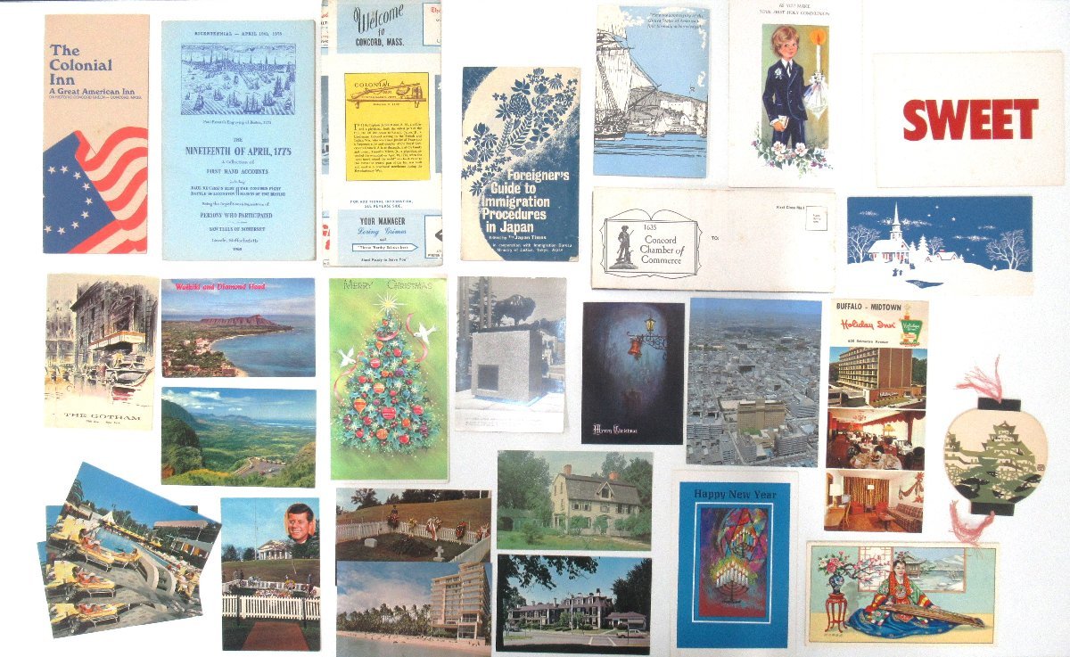 A865◆Unbenutzte Showa Retro-Postkarte, Nachrichtenkarte, USA, Amerika, Hawaii, Grußkarte, Weihnachtspostkarte, Drucksache, Postkarte, Postkarte, Andere