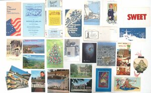 Art hand Auction A865◆Cartes postales rétro Showa inutilisées, ensemble, cartes à message, Etats-Unis, Hawaii, cartes de voeux, Cartes postales de Noël, Documents imprimés, Carte postale, Carte postale, autres