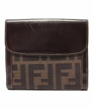 フェンディ 二つ折り財布 ズッカ柄 レディース FENDI [0604]_画像1