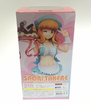 美品 フィギュア ガールズ&パンツァー 武部沙織 バレンタインエプロン 1/7 wave [0104]_画像2