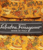 【1円スタート】 美品 サルバトーレフェラガモ ネクタイ シルク100％ メンズ Salvatore Ferragamo_画像4