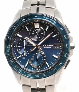 カシオ 腕時計 MULTI BAND 6 Bluetooth搭載 OCW-S7000 OCEANUS ソーラー ブルー メンズ CASIO [1204初]