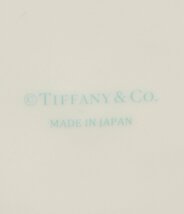 美品 ティファニー デザートプレート 皿 2点セット 19cm プラチナブルーバンド Tiffany＆Co. [0304]_画像4