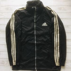 アディダス　adidas M ナイロンジャケット　ウインドブレイカー　ブラック