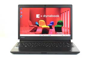 TOSHIBA dynabook R73/U / Core i5-6300U/メモリ8G/高速SSD 256G/13.3インチ/カメラ/DVD-RW/Windows 11/中古ノートパソコン/K115