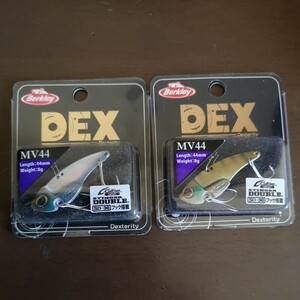 10★☆新品未使用　バークレイ　DEX メタル　バイブレーション　MV44 44mm 8g ブルーギル　ブルーシャッド　極寒期　冬ルアー☆★