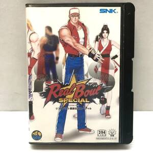 ★中古品★SNK NEOGEOソフト Real Bout SPECIAL リアルバウト餓狼伝説スペシャル 動作確認済 取説・ケース付き