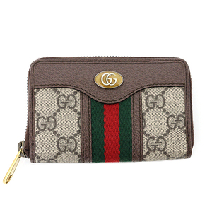 グッチ GUCCI オフィディア カードケース コインケース ラウンドファスナー GGスプリーム キャンバス 597613 未使用品