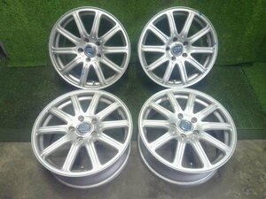 RAYS SUPER ECO アルミホイール 17インチ 4本セット 17×7J PCD114.3 5穴 +42 ハブ径約72㎜ レイズ