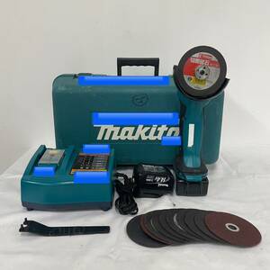 Z6262(113)-224/OT3000【名古屋】makita マキタ 14.4V 3.0Ah Li-ion 充電式ディスクグラインダ　モデルGA400D DC14RC グラインダ