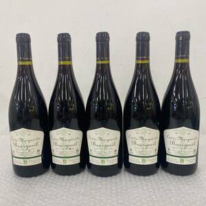 P121(6180)-405【同梱不可】お酒 果実酒 5点まとめ 約6.2㎏ 2008 Cuvee Marguerite Bourgueil 750ml 12.5％