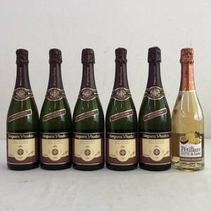 Y121(9550)-118【同梱不可】お酒 6点まとめ 果実酒 Segura Viudas BRUT RESERVA METODE TRADICIONAL / Petillant de Listel ANANAS-PASSION