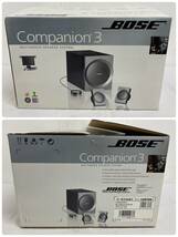 W4455(122)-518/TY3000【名古屋】BOSE ボーズ Companion 3 Multimedia Speaker System スピーカー _画像9