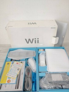 未使用品◆　任天堂　Wii本体シロ（Wiiリモコンジャケット付）RVL-S-WD（JPN）