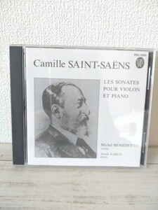 サンサーンス　ヴァイオリンソナタ集　Camille Saint-Saens /Les Sonates Pour Violon et Pano クラシックCD　VDC1260