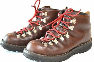 1円●ポートランドセレクト♪Danner ダナー●30520X マウンテンライト ブーツ●レースアップ レッドブラウン US7 メンズ25㎝ レザー