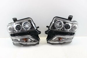 美品/傷なし　N-BOX　カスタム　JF1　ヘッドライト　左右　キセノン　HID　LEDブルー　コイト　100-62038　刻印4　274952-274953