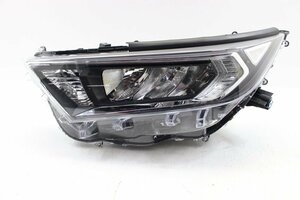 美品　RAV4　MXAA54　前期　ヘッドライト　左　左側　助手席　LED　レベ付　スタンレー　42-90　打刻E　81185-42880　250835