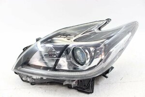 美品/キズ無　プリウス　ZVW30　G’ｓ用　後期　ヘッドライト　左　左側　キセノン　HID　レベ付　コイト　47-52　打刻ナ　307296