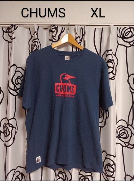 CHUMS チャムス メンズ Tシャツ ネイビー