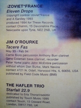 ZOVIET FRANCE 、JIM O'ROURKE 、THE HAFLER TRIO / UNENTITLED　　　音響　ノイズ　ドローン　アンビエント　ジム・オルーク_画像3