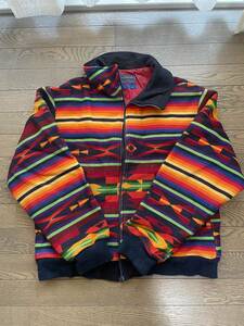 ペンドルトン　ジャケット　ネイティブ　チマヨ　USA製　ビンテージ　pendleton アウトドア　キャンプ　