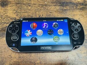 PlayStation Vita 3G Wi-Fiモデル PCH-1100 クリスタル ブラック PS プレステ 8GB ヴィータ ゲーム 黒 本体 クリスマスプレゼント