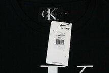 ＊お買い得新品 カルバンクライン ジーンズ Calvin Klein Jeans ロゴプリント 半袖 Tシャツ コットン サイズM(レディスXL)ブラック MCT1182_画像7