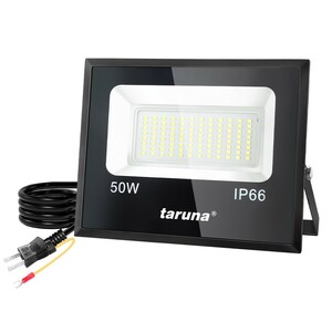  including carriage 8 pcs LED floodlight 50W 500W corresponding daytime light color 6000K thin type crime prevention light working light IP66 waterproof outlet type wide-angle light outdoors lighting 1 year guarantee ZW-05