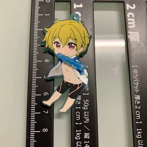 ぴくりる! Free! トレーディングストラップ 葉月 渚 水着ver. 単品 イヤホンジャック付き　ボールチェーン無し