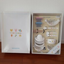 MIKIHOUSE ミキハウス テーブルウェアセット　新品自宅保管品 ミキハウスベビーMIKI HOUSEFIRST離乳食赤ちゃん食事乳児食幼児食_画像1