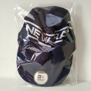 NEW ERA ニューエラ つば付きニット帽 ゴルフニット帽 ゴルフ帽子 バイザーニット キャップ