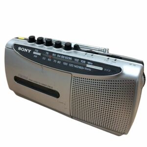 ●【SONY/ソニー】RADIO CASSETTE-CORDER/ラジオカセットレコーダー CFM-E5 ラジカセ/オーディオ★20503