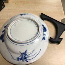 td1104 染付　皿　伊万里 古美術 幕末 陶器 骨董品 有田 古 アンティーク 和食器_画像2