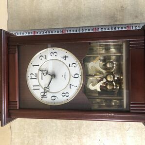 td1104 昭和レトロ 振り子時計 柱時計 AICHI 壁掛け時計 掛け時計 レトロの画像1