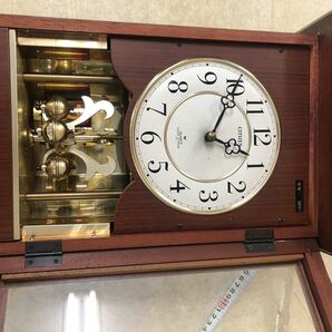 td1104 昭和レトロ 振り子時計 柱時計 AICHI 壁掛け時計 掛け時計 レトロの画像5
