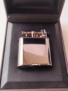 【極美品】1円スタート！　dunhill ダンヒル 36494 ユニーク UNIQUE オイルライター 喫煙具 SILVER　ハンマー　着火未確認　箱付き