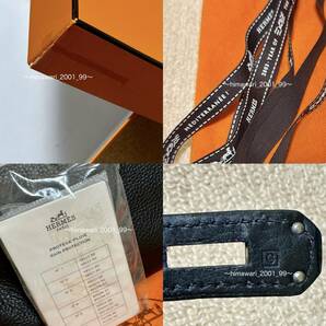 HERMES エルメス Birkin バーキン バーキン35 G刻印 2003年製 トリヨンクレマンス ブラック 黒 パラジウム （シルバー色) 男女兼用 美品の画像2