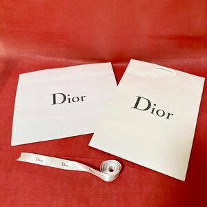 Dior　ディオール　ショッパー袋＆リボン