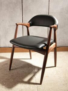 ［未使用］ Half Arm Chair アームチェア ダイニングチェア スカンジナビア 北欧 スタイル 木製 椅子 いす ウォールナット