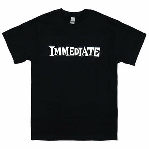 [Sサイズ]Immediate（イミディエイト） Records ロゴTシャツ ブラック