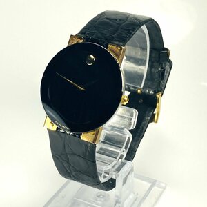 【76】1円～ MOVADO モバード ミュージアム クォーツ メンズ 腕時計 時計 81 C6 877.2 ブランド 稼働品 現状品