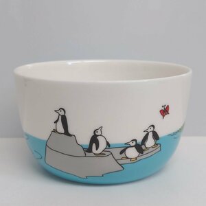 【86】希少 Villeroy&Boch ビレロイ&ボッホ Funny Zoo ペンギン カバ 茶碗 陶磁器