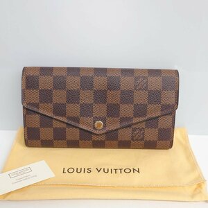 【86】ルイヴィトン Louis vuitton N63209 ポルトフォイユ・サラ ダミエ 長財布 メンズ レディース ヴィトン財布 人気